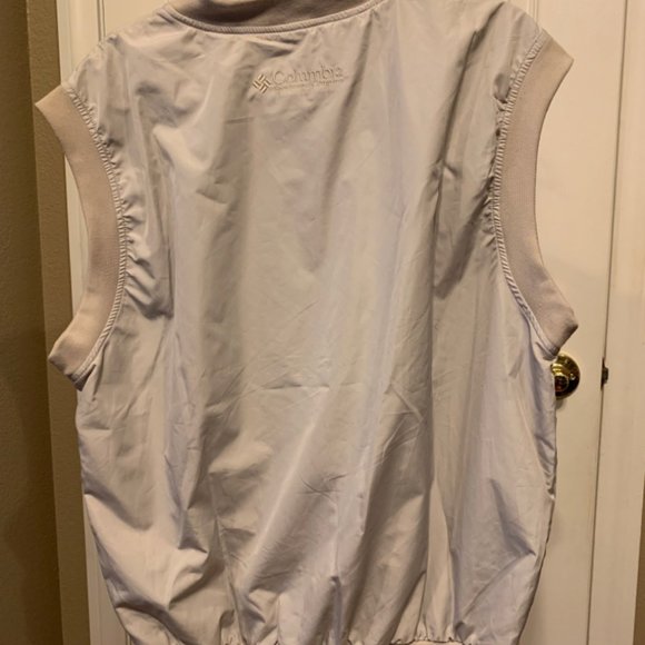 Columbia Golf Vest Bundle 2 Vests Blue & Beige Men’s Size Large - Picture 8 of 8